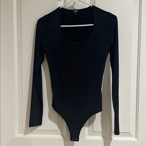 Express Black Body Contour Bodysuit